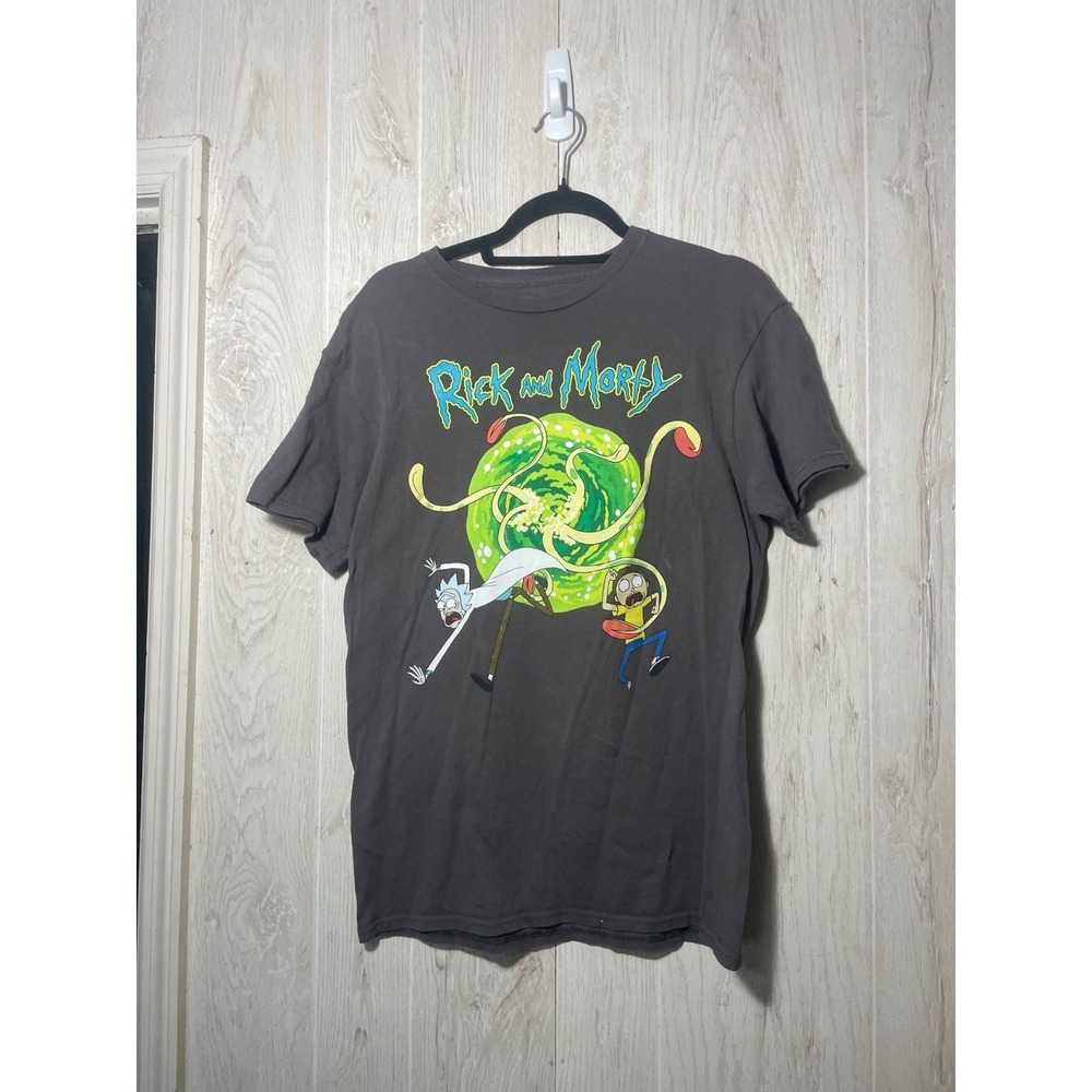 Rick And Morty T-Shirt Adult Size medium Aliens Ripple Junction #2916